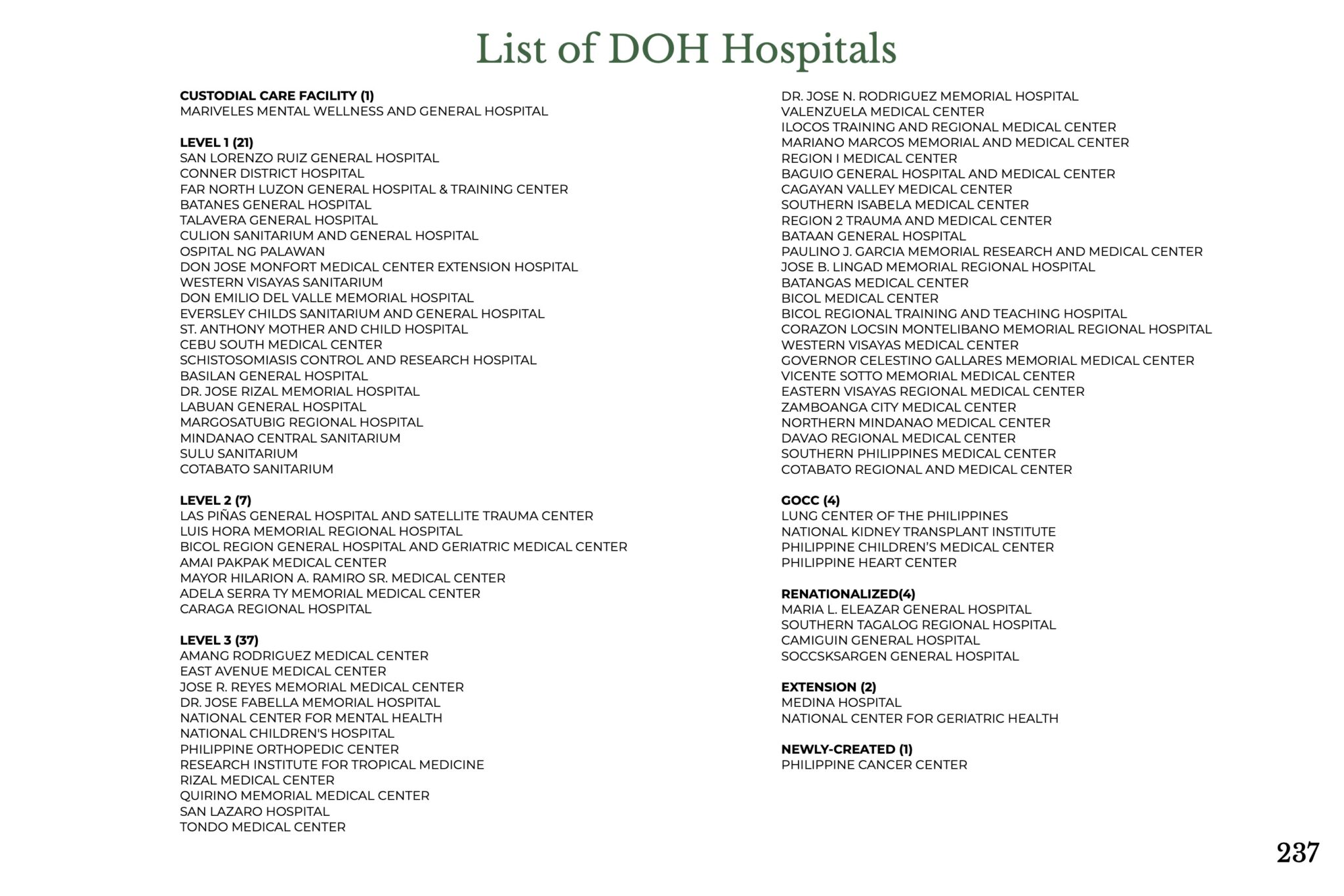 DOH FACILITIES – Jinggoy Ejercito Estrada