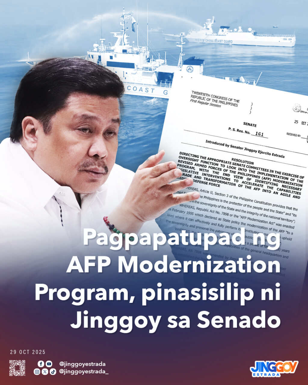 Jinggoy seeks Senate probe on AFP Modernization Program – Jinggoy ...