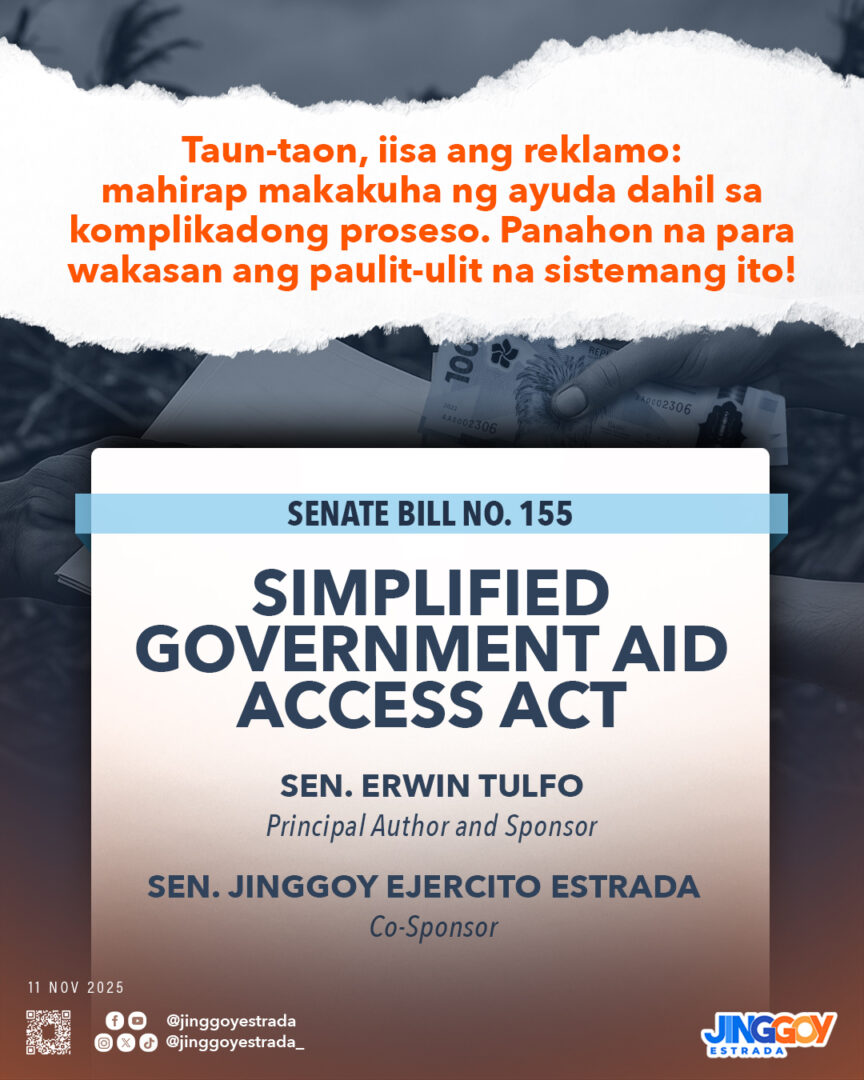 Co-Sponsorship Speech on Senate Bill No. 155: Simplified Government Aid ...